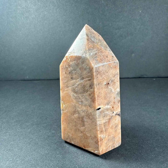 Peach Moonstone Tower from Brazil - Smokin Resin Company