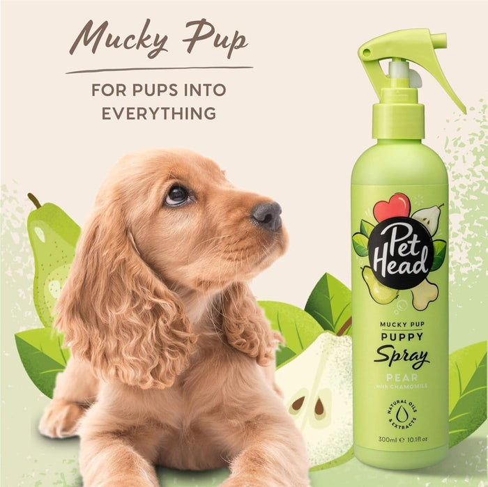 Pet Head Pet Head Puppy Deodoriser Spray 300ml, Mucky Puppy, Pear Scent