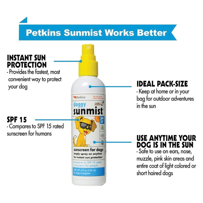 Petkin Petkin DOGGY SUNMIST SP15* 120mL