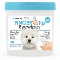 Dogtraining101 Retail Super Store Petkin Fingertip Eye Wipes for Dogs and Cats - 50pk