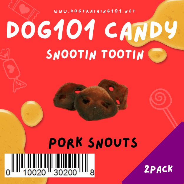 Dogtraining101 Treats 2 Pack Pig Snouts