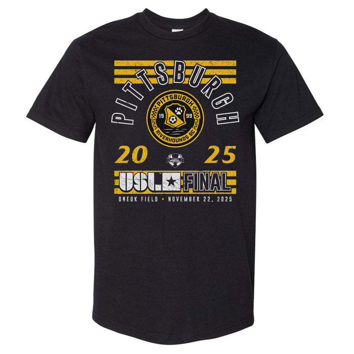 Pittsburgh Riverhounds SC 2025 USL Championship Final Heavweight T-shirt