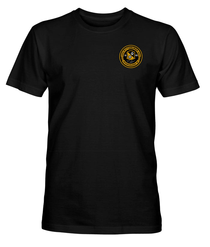 Pittsburgh Riverhounds SC True Glory Heavyweight Cotton T-Shirt- Black