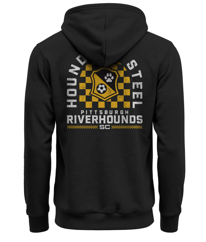 Pittsburgh Riverhounds True To Glory Fleece Pullover Hoodie - Black