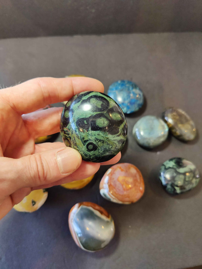 Polished Palmstone Assorted Stones - Smokin Resin Company