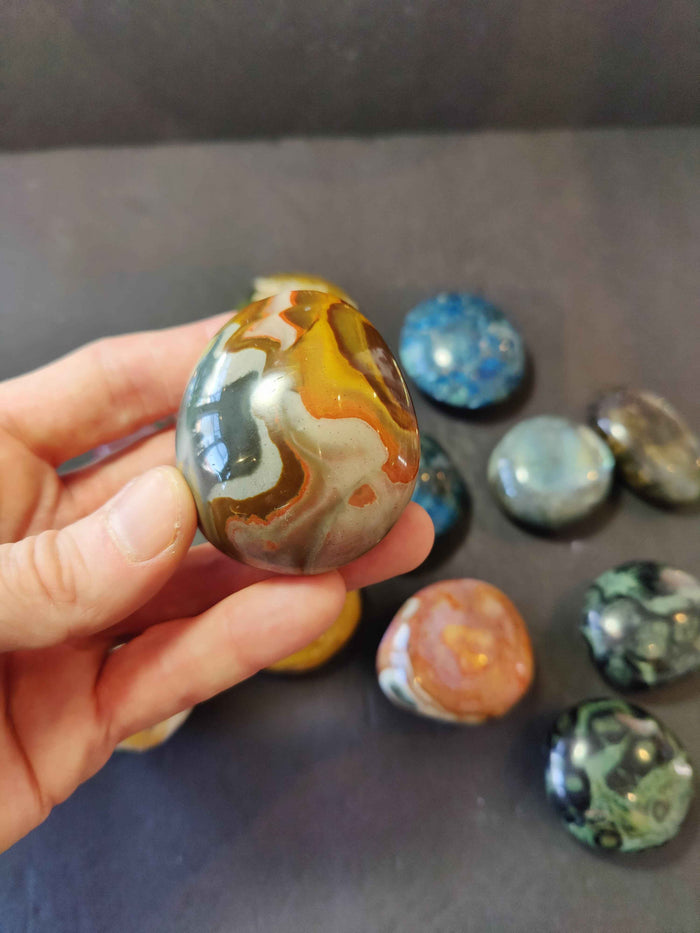 Polished Palmstone Assorted Stones - Smokin Resin Company