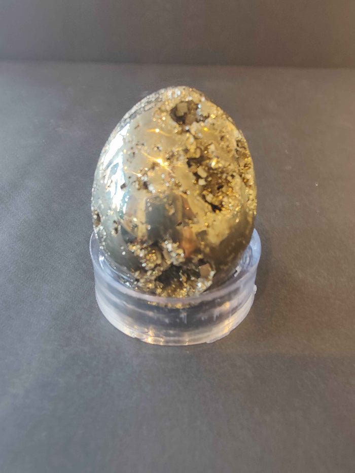 Polished Pyrite Spheres, Eggs, & Hearts - Smokin Resin Company