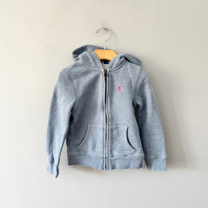 Polo Ralph Lauren / Light blue zip up hoodie / 5Y
