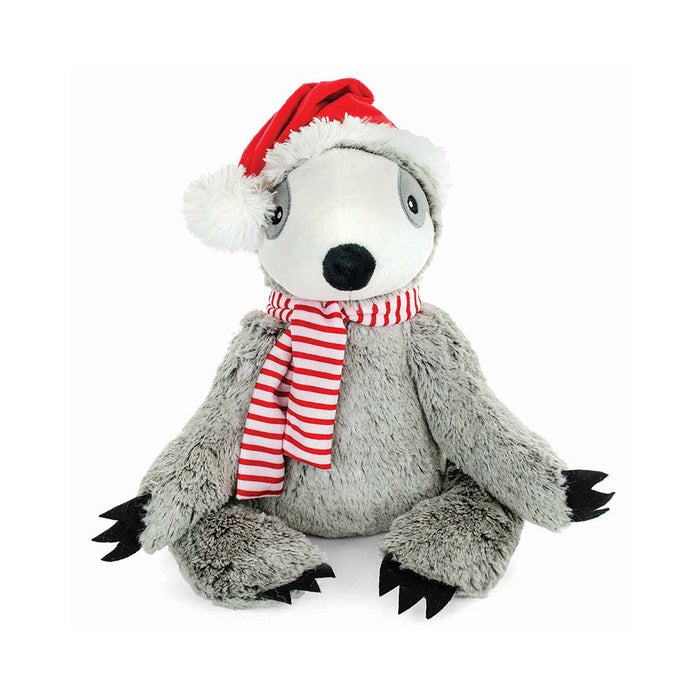 Prestige Pets Prestige Christmas Snuggle Buddies Sloth Plush Squeak Toy For Dogs