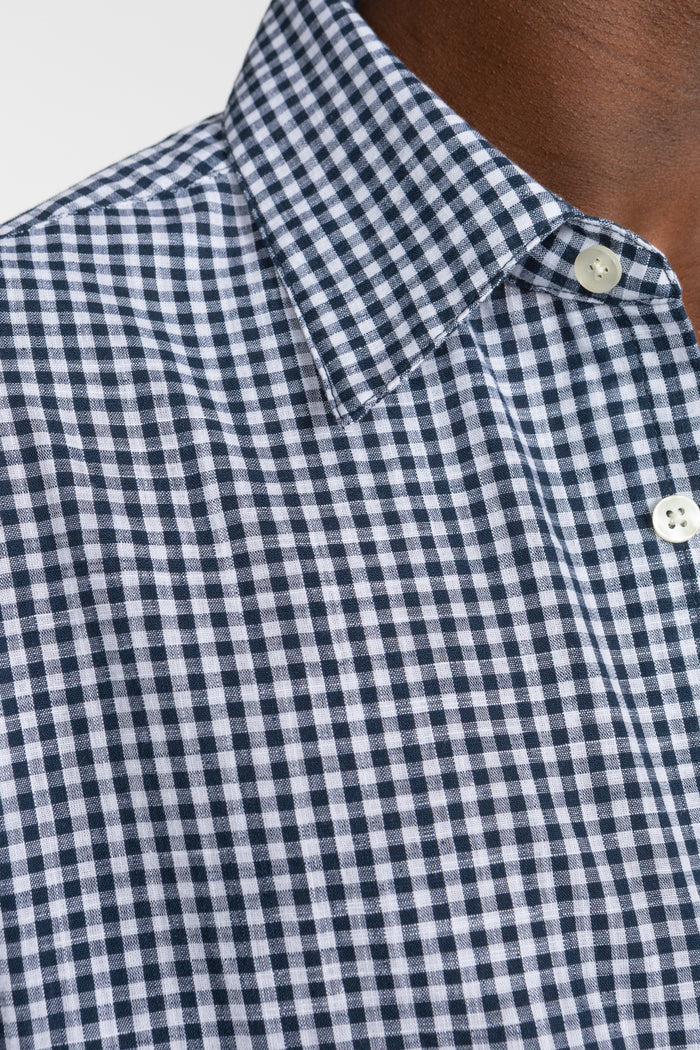 Primary Big Pocket Shirt - Blue Gingham