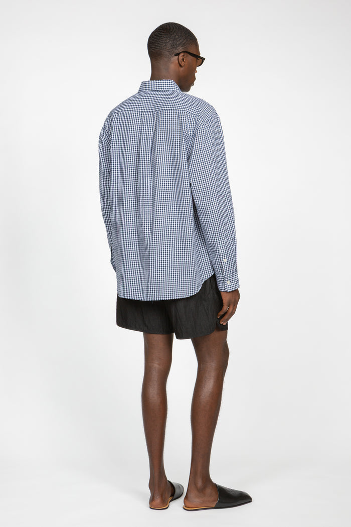 Primary Big Pocket Shirt - Blue Gingham