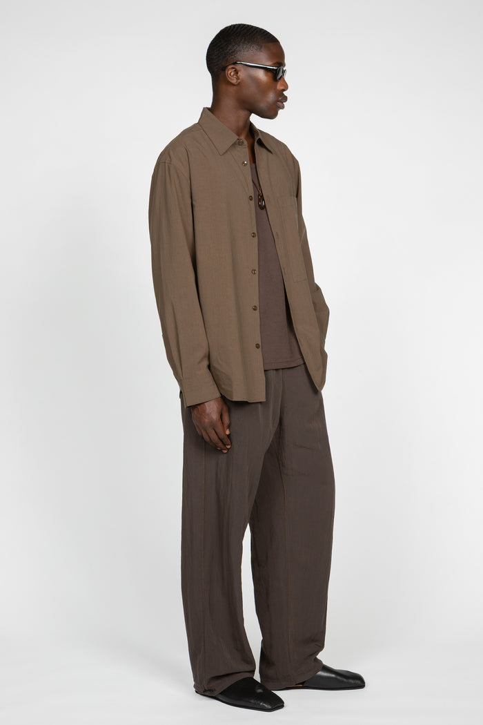 Primary Big Pocket Shirt - Brown
