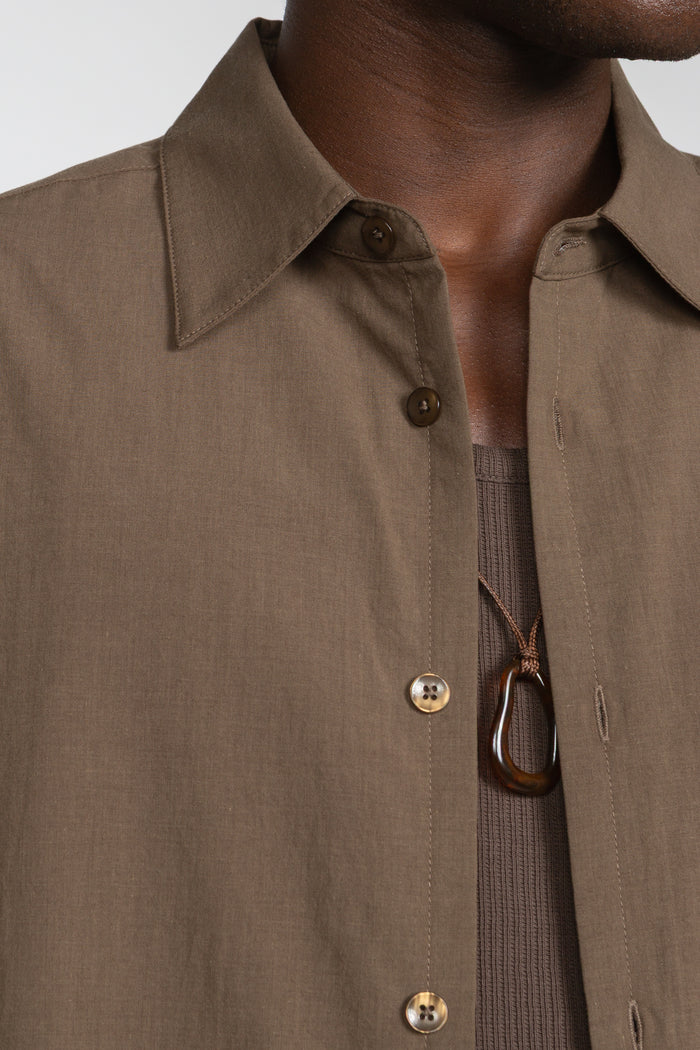 Primary Big Pocket Shirt - Brown