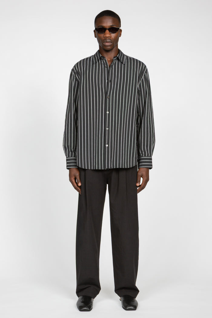 Primary Shirt - Black / Grey Multi Stripe