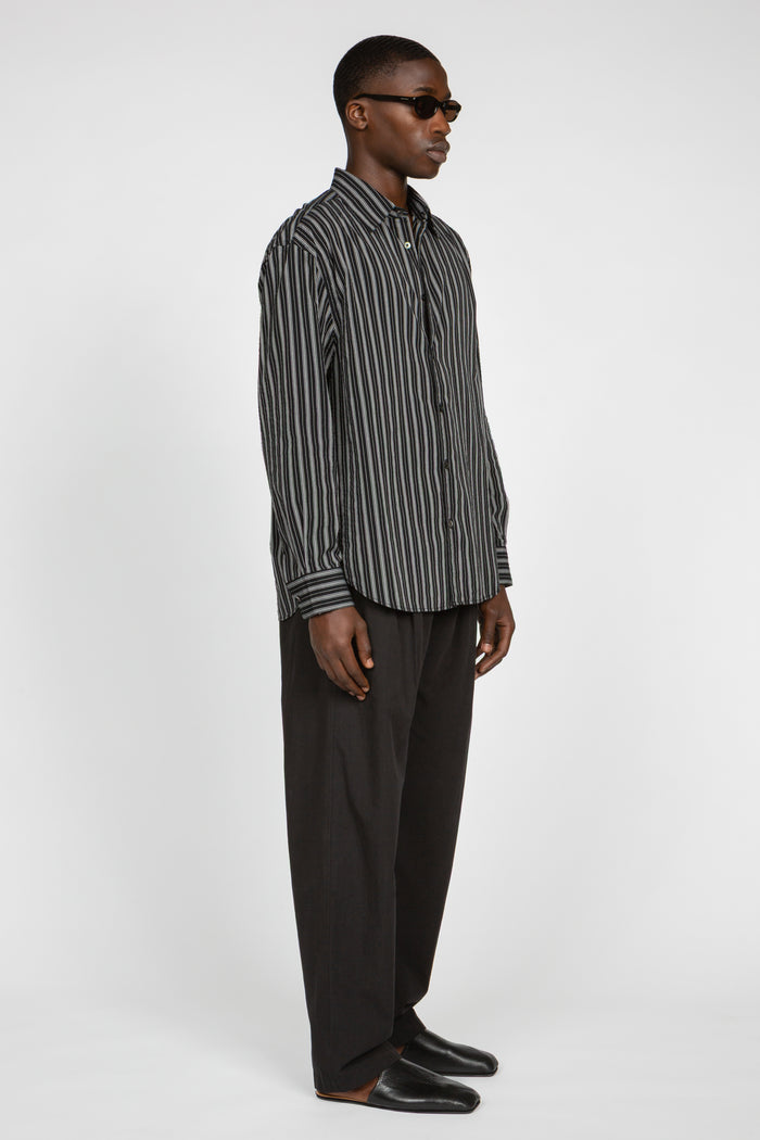 Primary Shirt - Black / Grey Multi Stripe