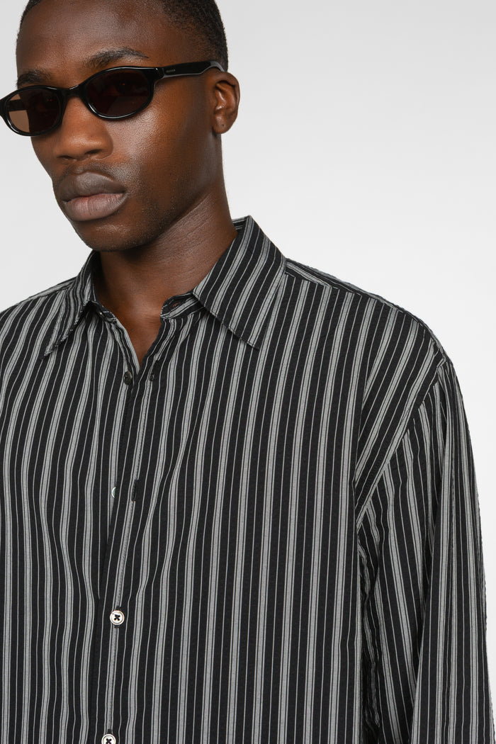 Primary Shirt - Black / Grey Multi Stripe