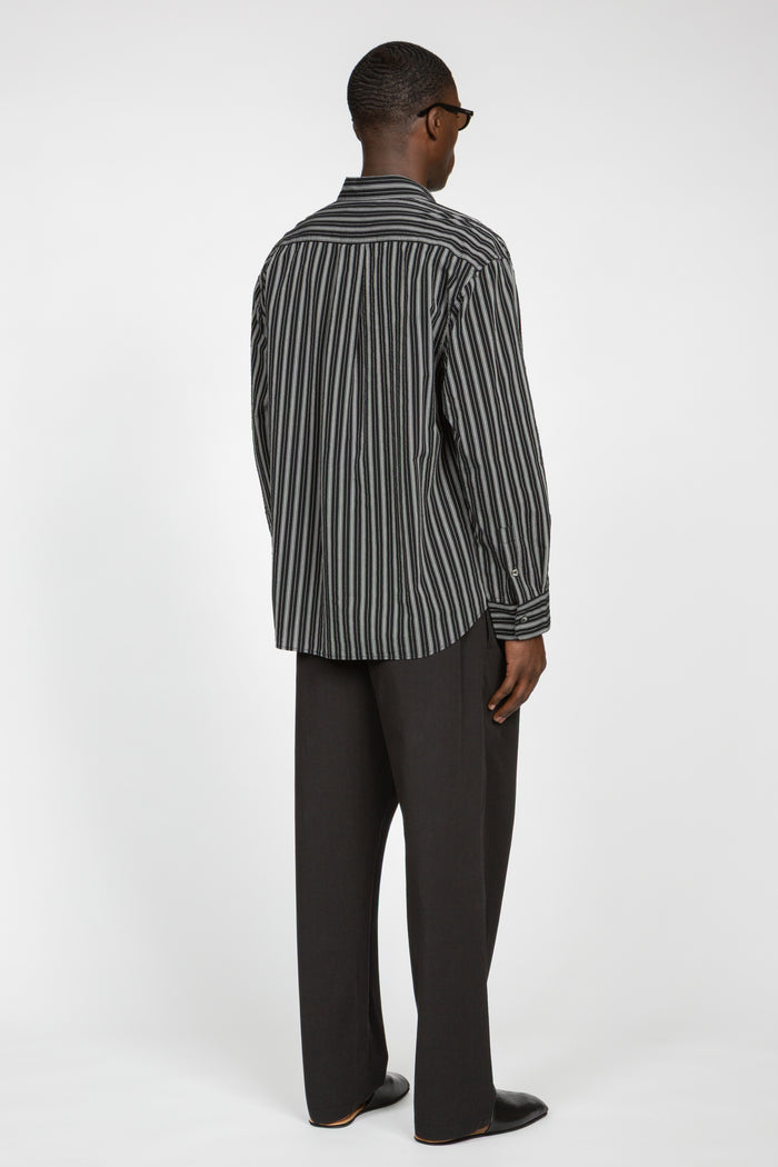 Primary Shirt - Black / Grey Multi Stripe