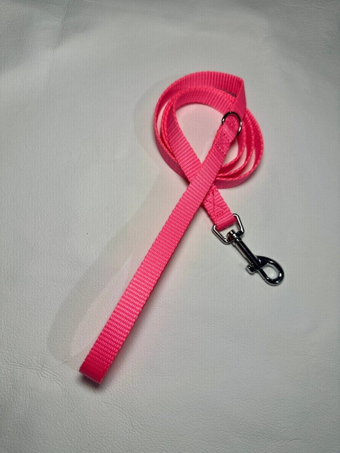 Dogtraining101 Puppy/Small Dog Bright Pink 1.2m x 15mm Lead