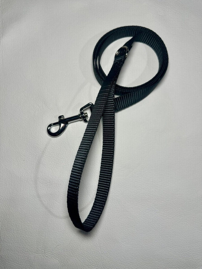 Dogtraining101 Puppy/Small Dog Plain Black 1.2m x 16mm Lead
