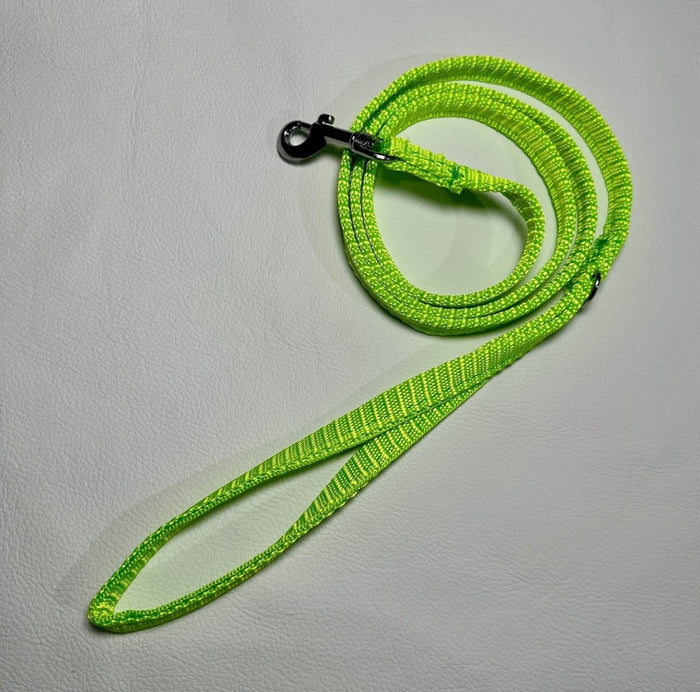 Dogtraining101 Puppy/Small Dog Thick Fluro Green 1.2m x 13mm Lead