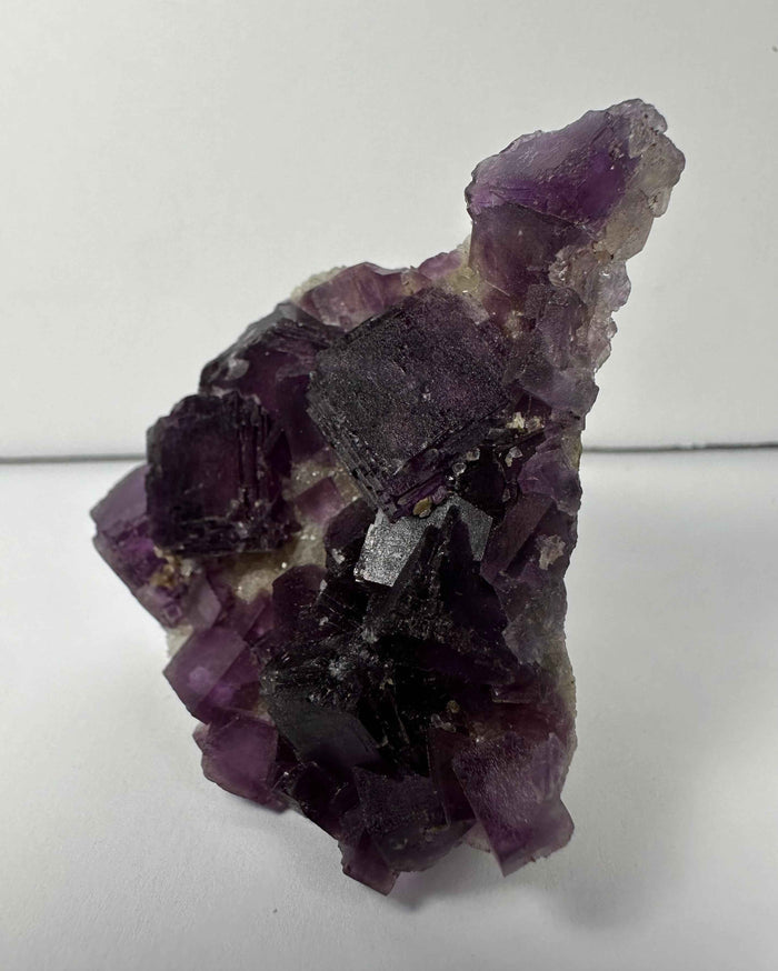 Purple Cubic Fluorite on matrix - Smokin Resin Company