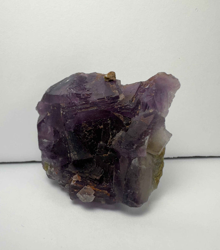 Purple Cubic Fluorite on matrix - Smokin Resin Company