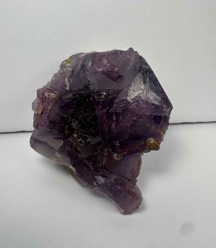 Purple Cubic Fluorite on matrix - Smokin Resin Company