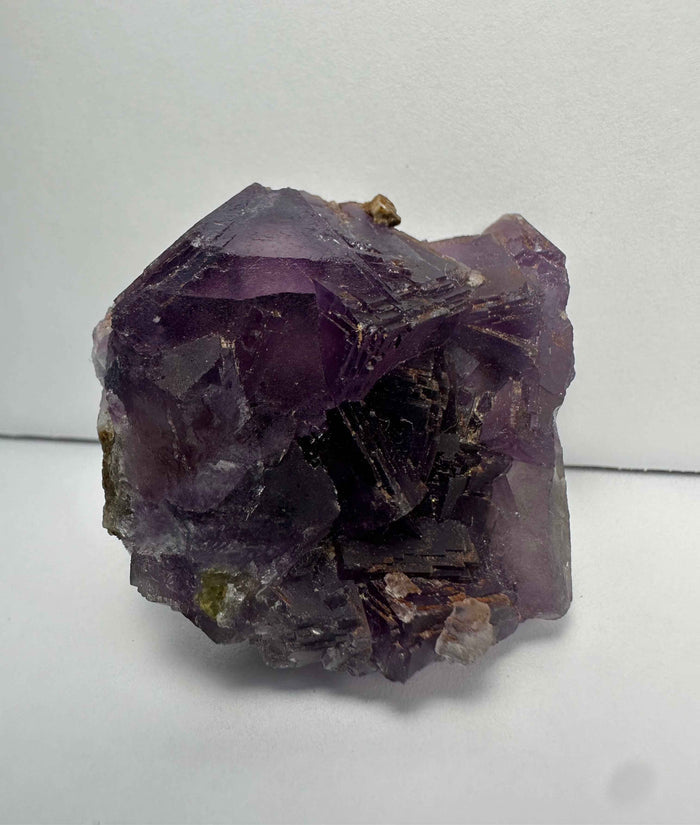 Purple Cubic Fluorite on matrix - Smokin Resin Company