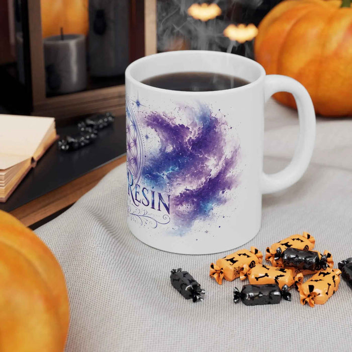 Purple Flower of Life Ceramic Mug