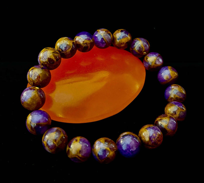 Purple Variscite Impression Bracelet