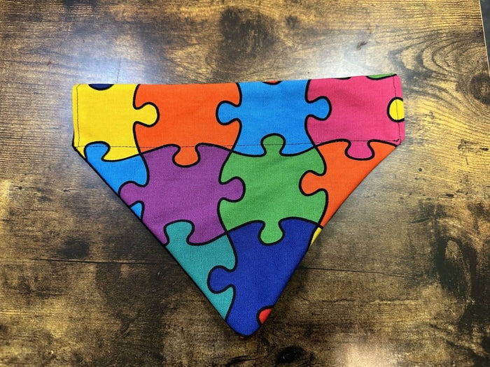 Dogtraining101 Small Puzzle Piece Bandana