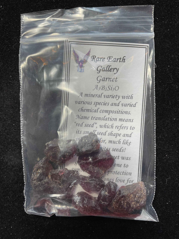 Pyrope Garnet Rough Specimen Bag 35g - Smokin Resin Company