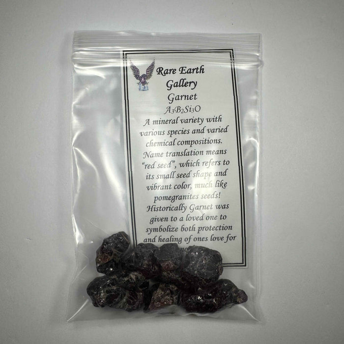 Pyrope Garnet Rough Specimen Bag 35g - Smokin Resin Company