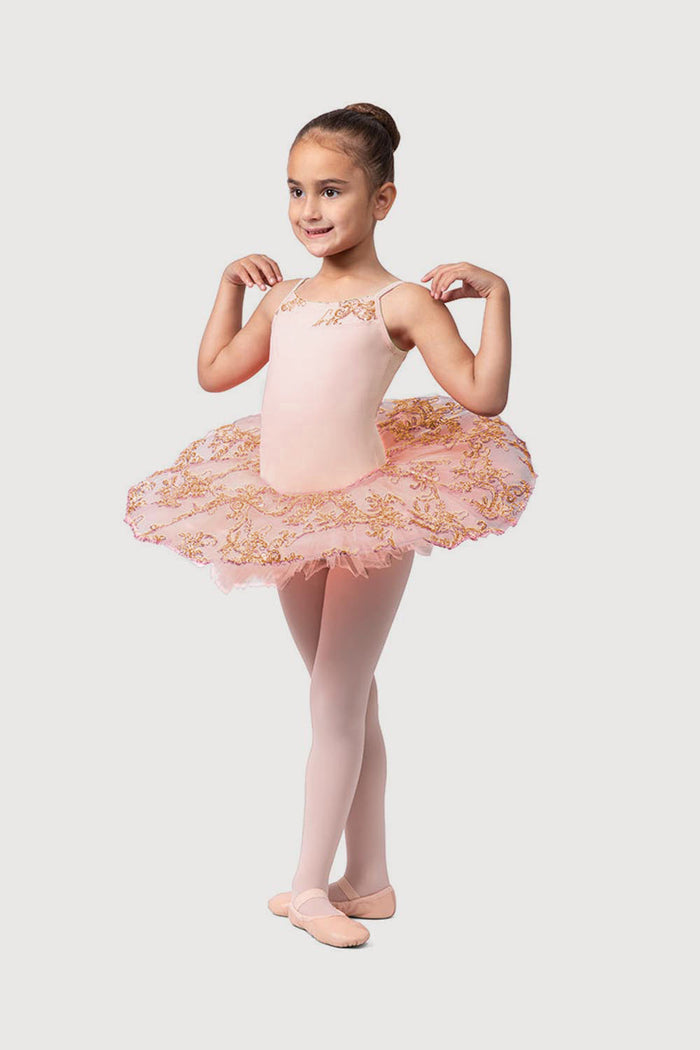 R0820G - Bloch 'Perlaida' Sequin Overlay Girls Tutu Dress