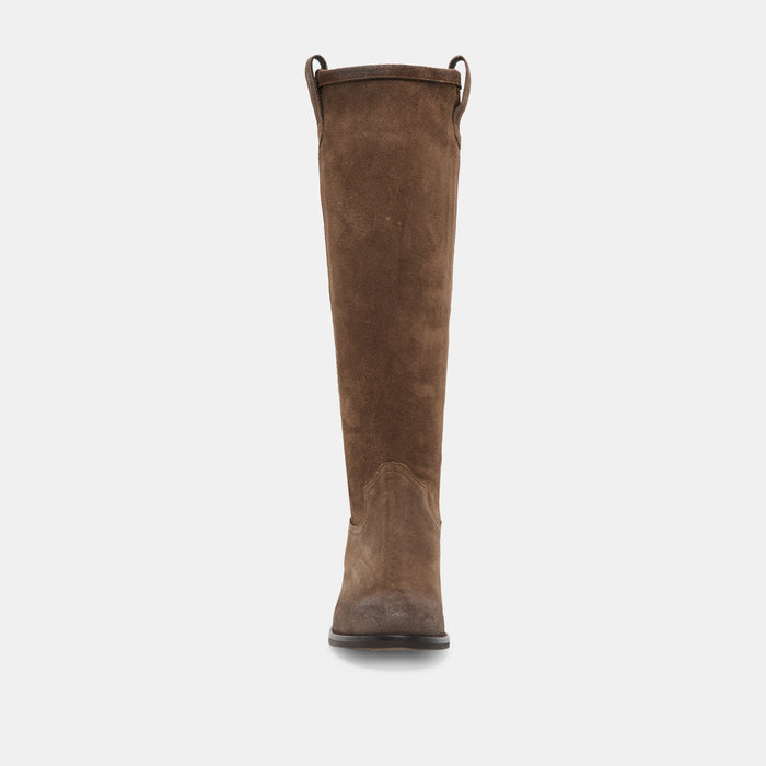 RAMZY BOOTS CHOCOLATE SUEDE