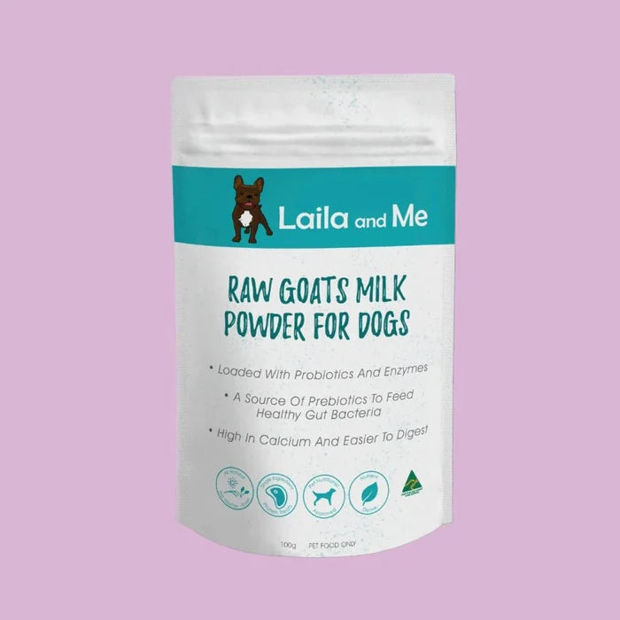LailaandMe LailaandMe / Superfoods Raw Goats Milk Powder for Dogs 100g