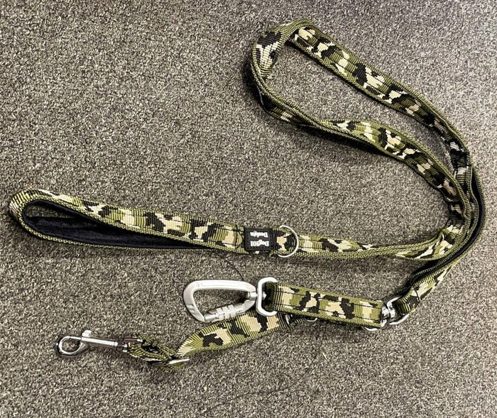 Dogtraining101 Reactive Fancy Green Camo Lead