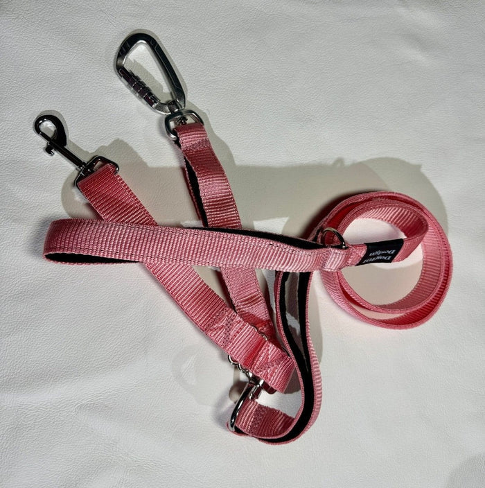 Dogtraining101 Reactive Plain Light Pink Lead