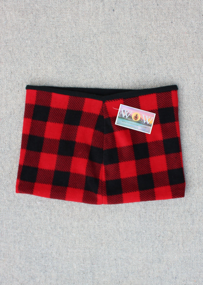 Red & Black Buffalo Plaid Butt Warmer