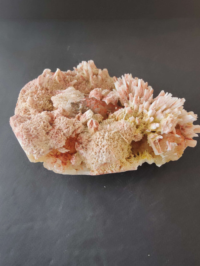 Red Mordenite with Stilbite Specimen 582g - Smokin Resin Company