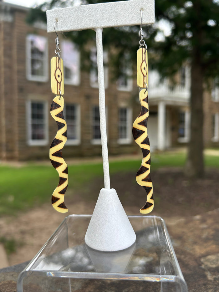 Reed Eye Dangle Earrings - Kohv Collective