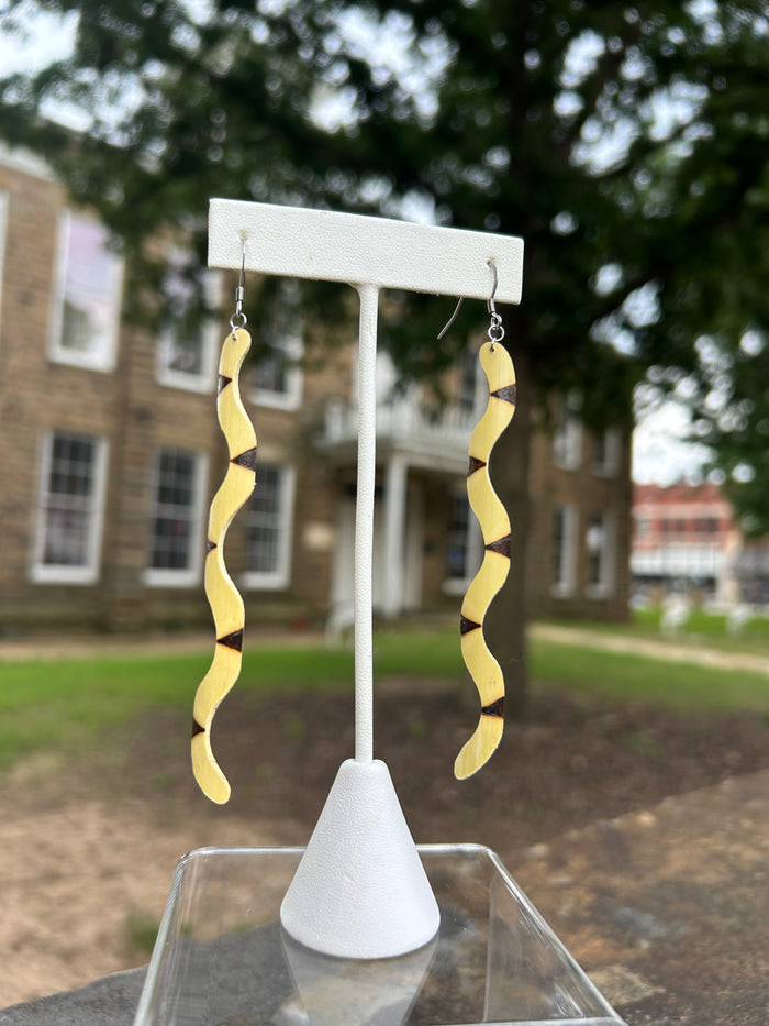 Reed Snake Dangle Earrings - Kohv Collective