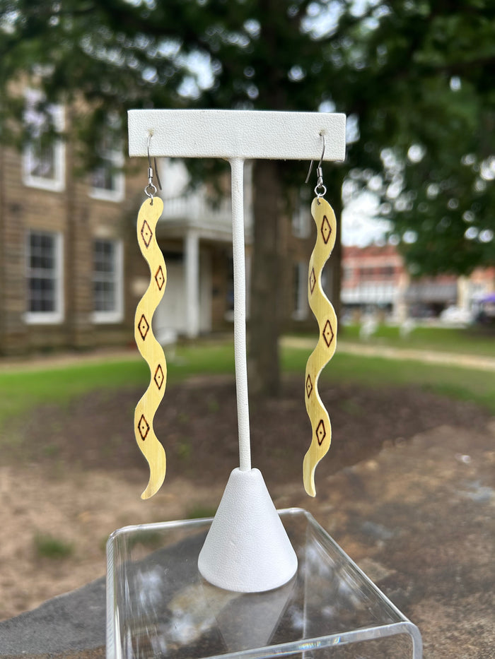 Reed Snake Dangle Earrings - Kohv Collective