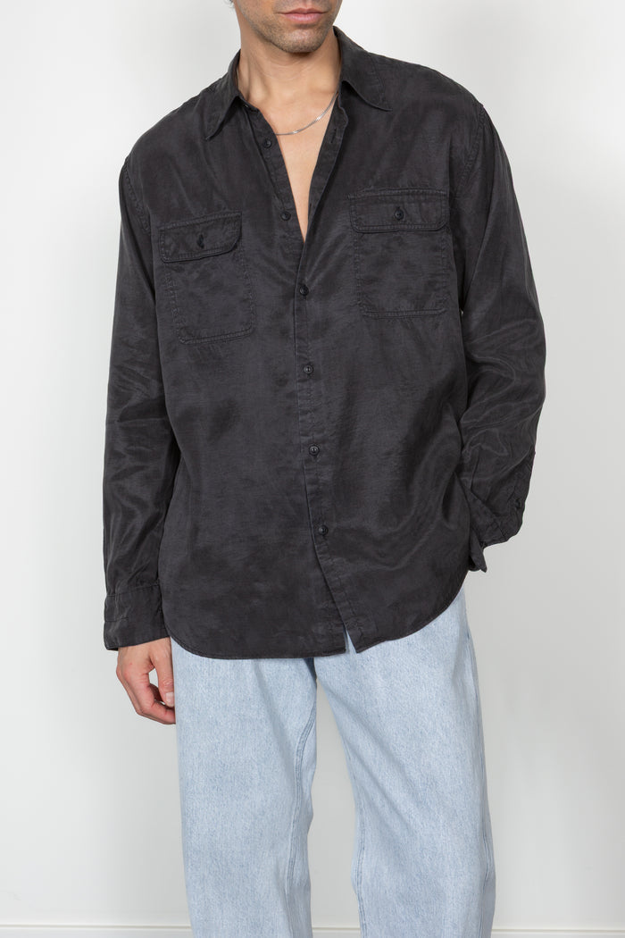 Relaxed Two Pocket Shirt - Anthracite