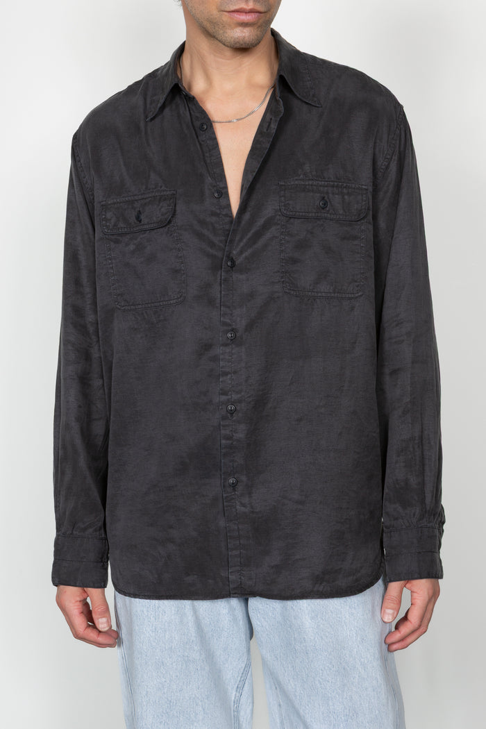 Relaxed Two Pocket Shirt - Anthracite