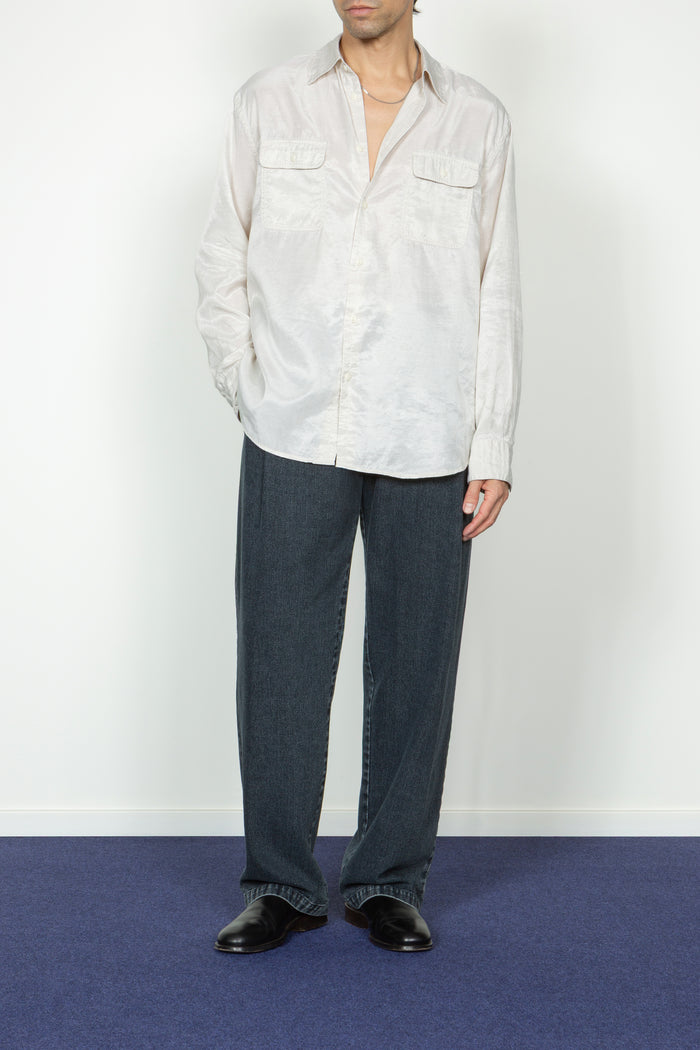 Relaxed Two Pocket Shirt - Oat