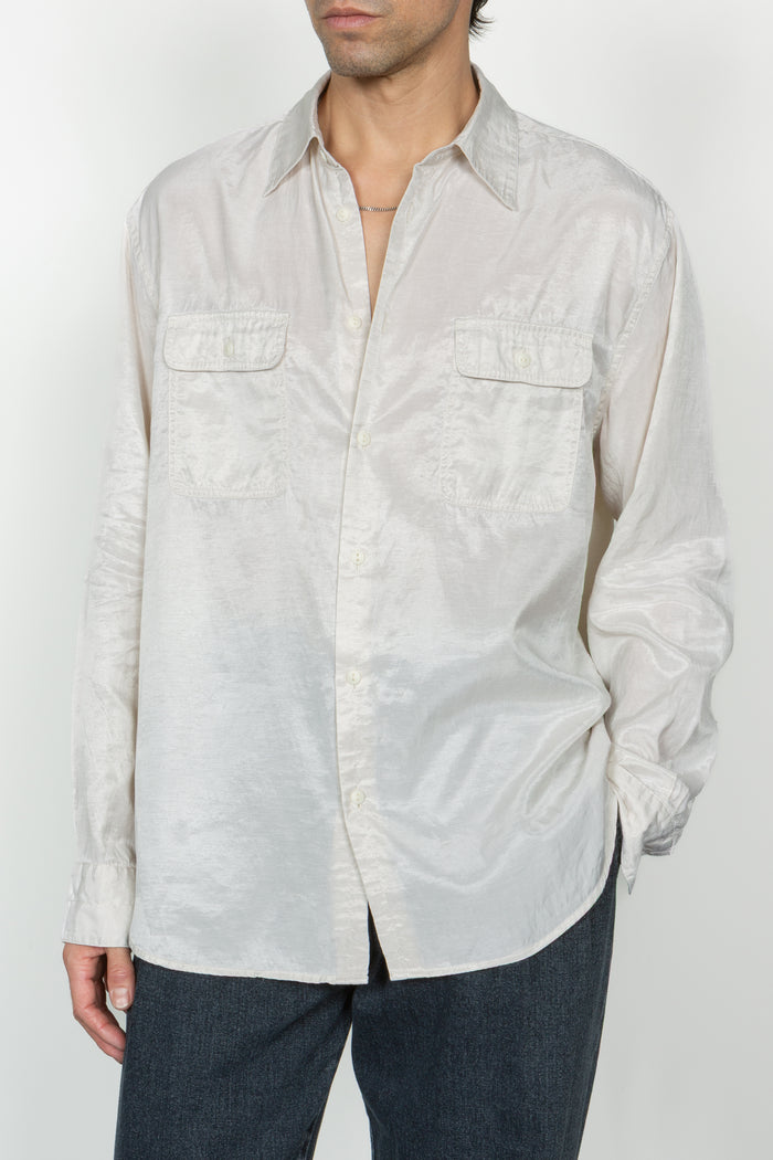 Relaxed Two Pocket Shirt - Oat