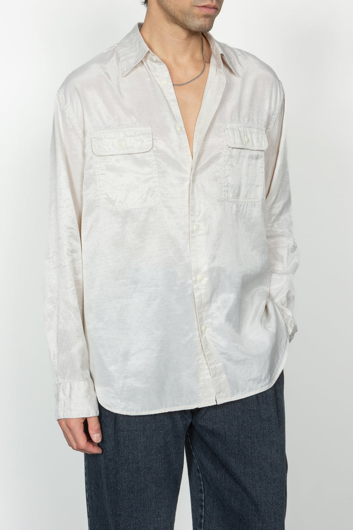 Relaxed Two Pocket Shirt - Oat
