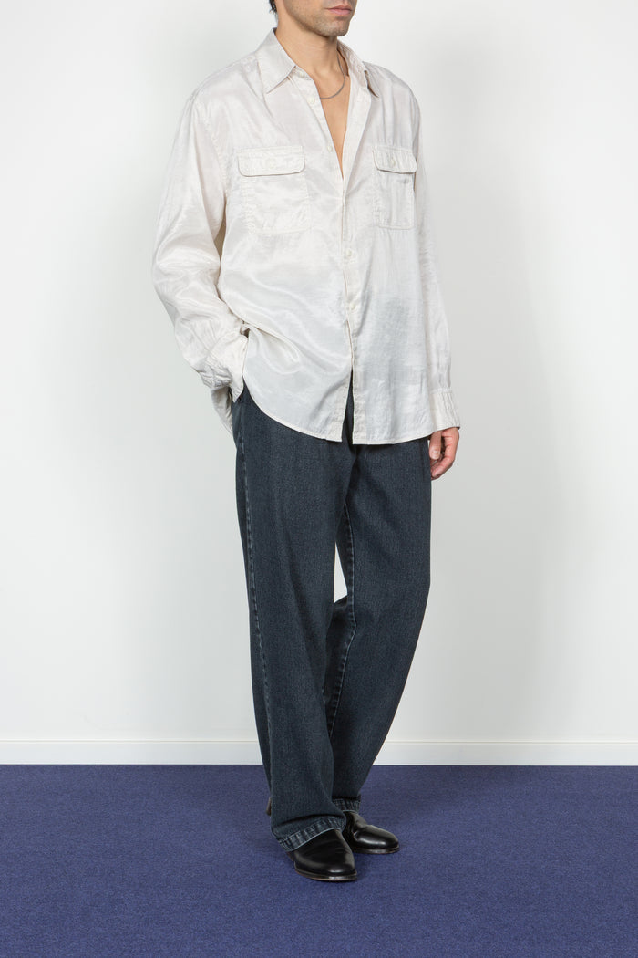 Relaxed Two Pocket Shirt - Oat