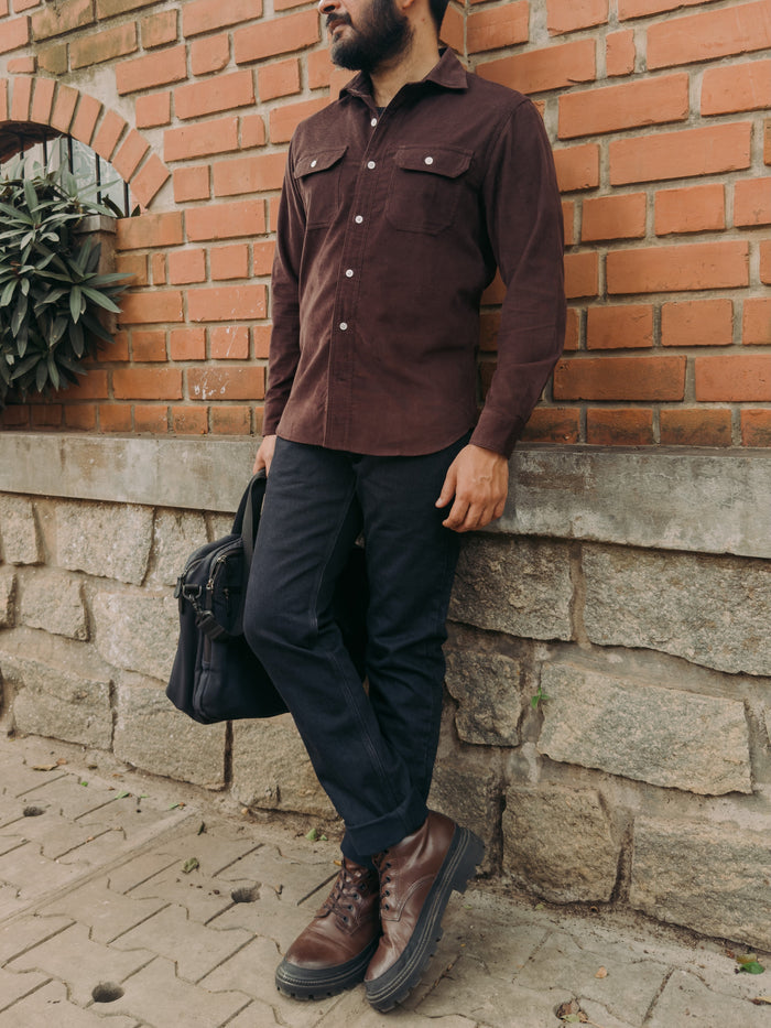 Made to Measure / Burnt Umber Pinwale Corduroy / Standard